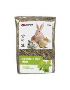 Планинско сено за зайци Flamingo Mountain hay Mint с мента 0.500 кг.