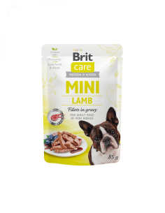 Brit Care Mini Lamb fillets in gravy – пауч за кучета от малките породи с агнешко 85 гр.
