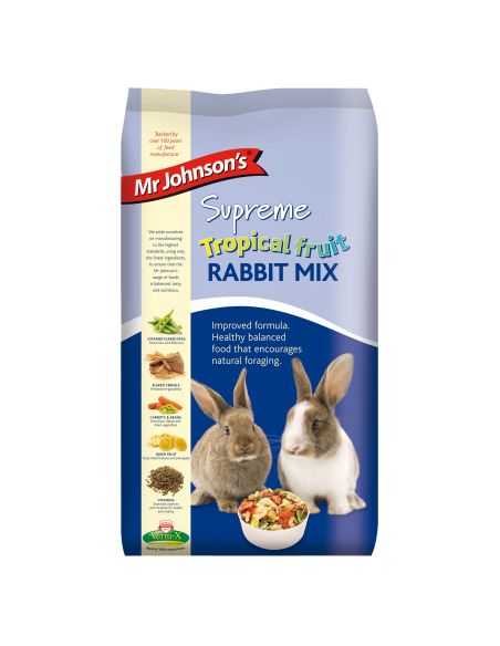 Mr Johnson’s Supreme Tropical Fruit RABBIT MIX Храна за Зайчета с Тропически Плодове