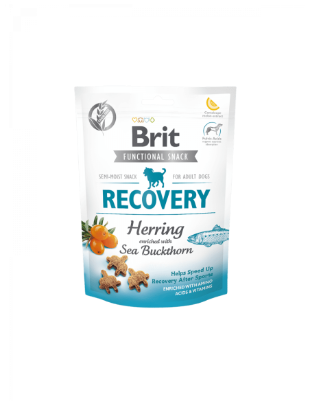 Brit Care Dog Functional Snack Recovery Herring – лакомство за възстановяване с херинга и морски зърнастец 150гр. 0.150 кг.
