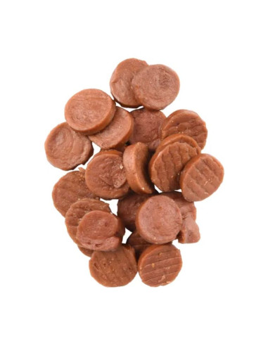 Лакомство за куче Flamingo Hapki Rabbit coins хапки от заешко 85 гр.