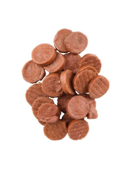 Лакомство за куче Flamingo Hapki Rabbit coins хапки от заешко 85 гр.