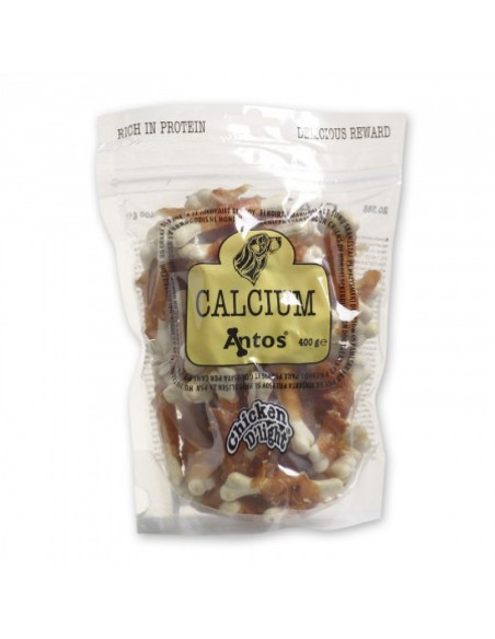 Antos Calcium Chicken Dlight кокалчета с пиле, 400гр