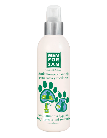 MEN FOR SAN Anti-Ammonia Hygiene Tray for Cat and Rodents – ароматизатор, който неутрализира и елиминира лошия аромат на коте
