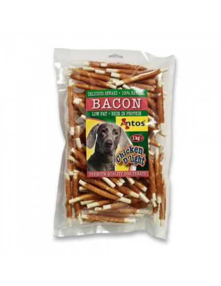 Antos Bacon Chicken Dlight пръчици обвити с пилешко месо, 1 кг