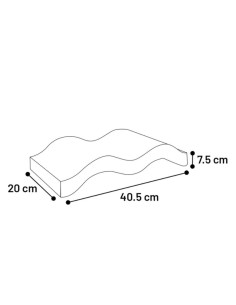 Вълниста драскалка за котки Flamingo Cat scratch board Mawimbi wave с котешка трева натурален 2