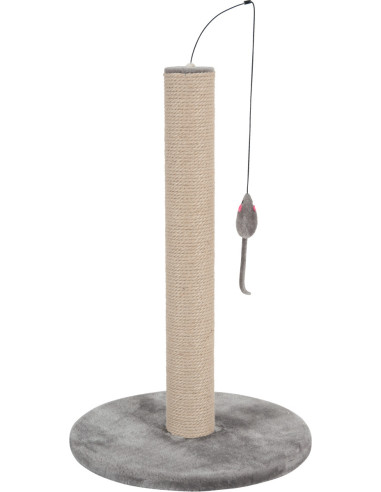 Драсалка Zolux SCRATCHING POLE – с пилон и мишка, 40см х 40см х 63см Бежов