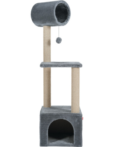 Драскалка Zolux TRIO CAT TREE с къщичка и три зони, 41см х 47см х 124 см Бежов