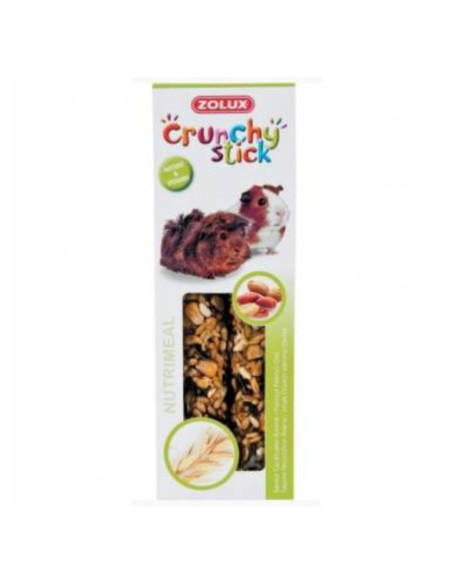 ZOLUX Крекери за морско свинче ZOLUX Crunchy Stick Peanut Oat Treats с фъстъци 115гр