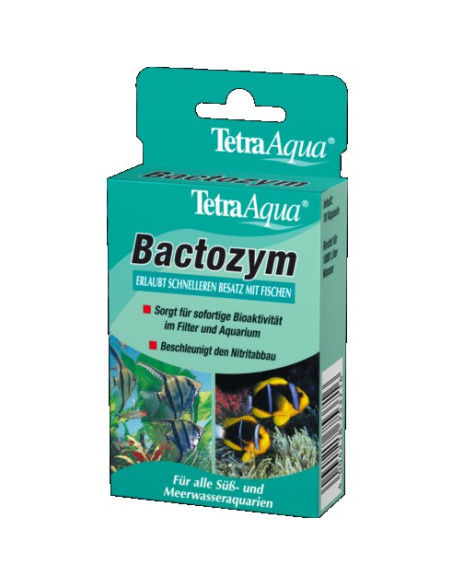 TetraAqua Bactozym Медикамент за създаване на биоактивност