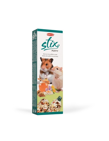 STIX PUFFY CRICETI - Допълнителна храна за хамстери и други дребни гризачи.