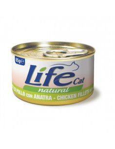 Life Cat Natural Chicken - Duck - с пилешко и патешко месо 85 гр.