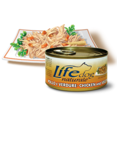 Life Natural Lifedog Chicken and Vegetables - с филенца пилешко месо и зеленчуци 170 грама