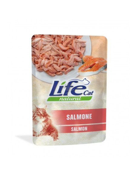 Life Cat Natural Salmon - с филе от сьомга 70 грама