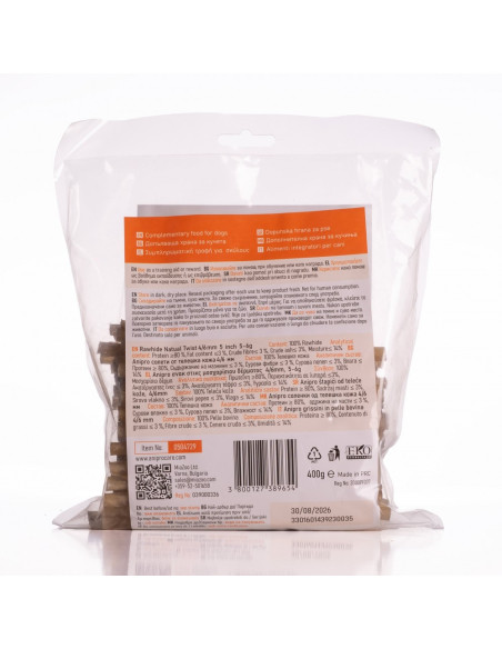 anipro солети от телешка кожа 4/6 мм, 5-6 г, 80 бр, 400 гр