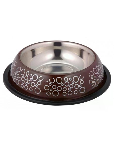 anipro Bubbles No Slip метална купа кафява 15.5 см, 0.2 л