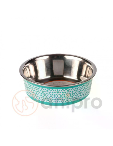 anipro Alpha Fusion метална купа зелена 13.5 см, 0.4 л