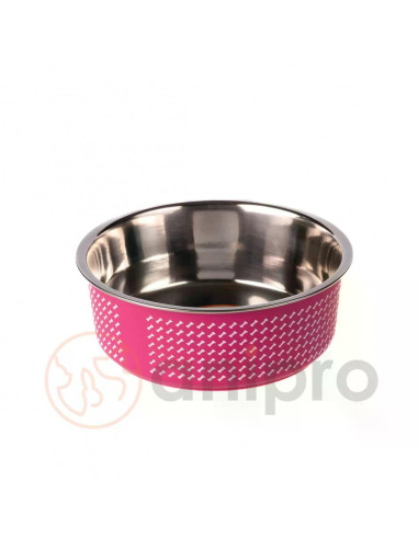 anipro Alpha Fusion метална купа розова 17 см, 0.9 л