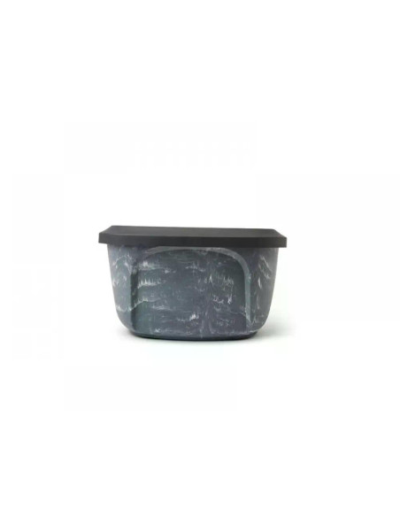 Savic Aseo Jumbo Marble котешка тоалетна черен мрамор/антрацит, 67.5x48.5x28 см