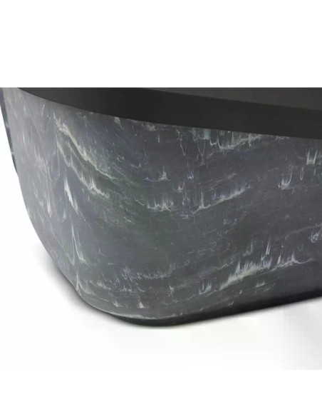 Savic Aseo Jumbo Marble котешка тоалетна черен мрамор/антрацит, 67.5x48.5x28 см