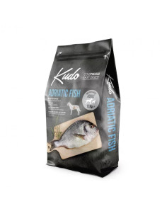 Kudo Low Grain Adriatic Fish Meduim-Maxi Adult - храна за кучета от всички породи над 1 год , 12кг