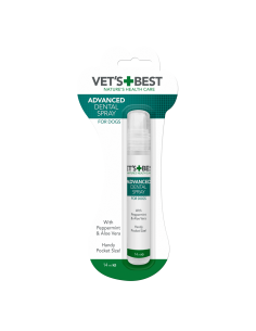 Vets Best Advanced Dental Spray 14мл, джобен вариант спрей за уста, с мента и Алое