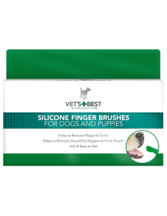 Vets Best Dental Finger Brush 5бр четка за зъби напръстник 5бр