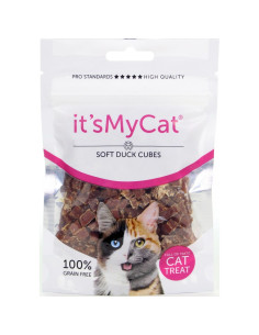 Its My Cat Duck Soft Cubes Grain Free - меки кубчета патешко 50 г, без зърно, (10 бр./стек)