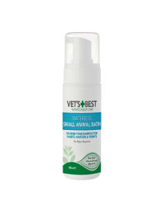 Vets Best Waterless Small Animal Bath шампоан-пяна за дребни животни без отмиване, 150 мл