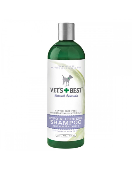 Vets Best Hypo Allergenic 470мл шампоан натурален хипо алергенен с Алое и Витамин Е