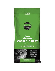 Worlds Best Cat Litter 6.35 kg - натурална котешка тоалетна без аромат