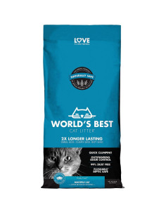 Worlds Best Cat Litter Lotus 6.80 kg - котешка тоалетна с аромат лотосов цвят
