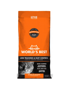 Worlds Best Cat Litter Low Tracking 12.7kg - формула за по-малко полепване по лапите