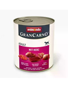 Gran Carno Dog Adult храна за кучета със сърца, 800 г