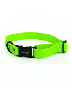 anipro Hexagon нашийник водоустойчива лента хексагон 25мм/35-55см неоново зелен с черна тока
