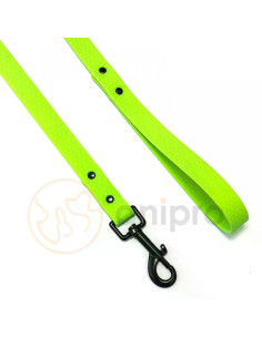 anipro Hexagon повод водоустойчива лента хексагон 20мм/120см неоново зелен с черна карабинка 2