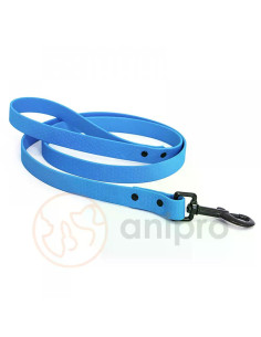 anipro Hexagon повод лента хексагон 20мм/120см светло син с черна карабинка