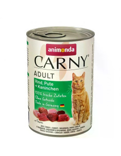 Carny Adult говеждо + пуйка + заек 400 г