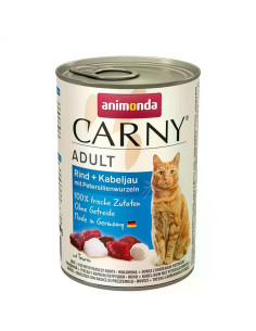 Carny Adult говеждо + треска + корени от магданоз 400 г
