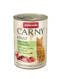 Carny Adult пиле + пуйка + заек 400 г