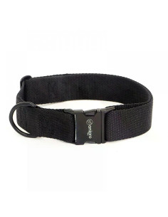 anipro Extra Strong Black нашийник лента 40мм/45-70см - черен с черна тока
