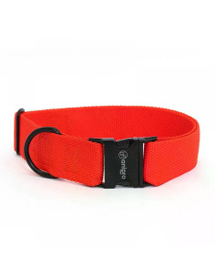 anipro Extra Strong Black нашийник лента 40мм/45-70см - червен с черна тока