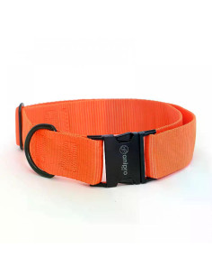 anipro Extra Strong Black нашийник лента 40мм/45-70см - оранж с черна тока