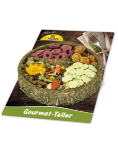 Гурме чиния за гризачи и мини зайчета.