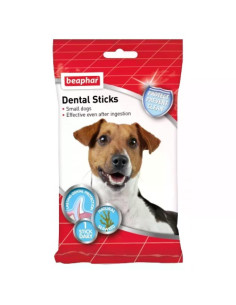 Beaphar Dental Sticks Small - 7 бр., 112гр, дентални пръчки за свеж дъх и чисти зъби