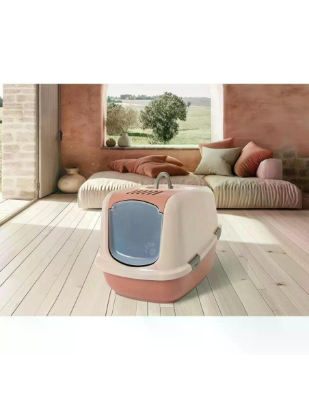 Savic Nestor Jumbo котешка тоалетна цвят Тоскана, 66.5х48.5х46.5