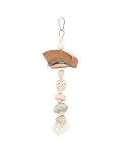 Естествена играчка за папагал 35см.