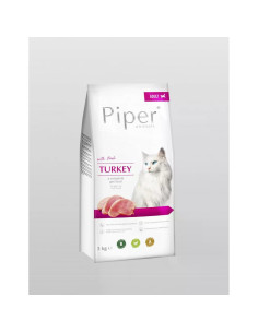 Piper Cat Turkey - гранулирана храна с прясно пуешко, 3 кг