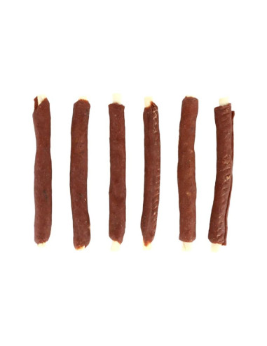 Солети от пресована кожа Flamingo Wrapped sticks обвити в заешко 70 гр.