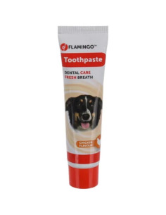 Паста за зъби за кучета Flamingo DAFRA 85гр- с вкус на пиле 1 бр.